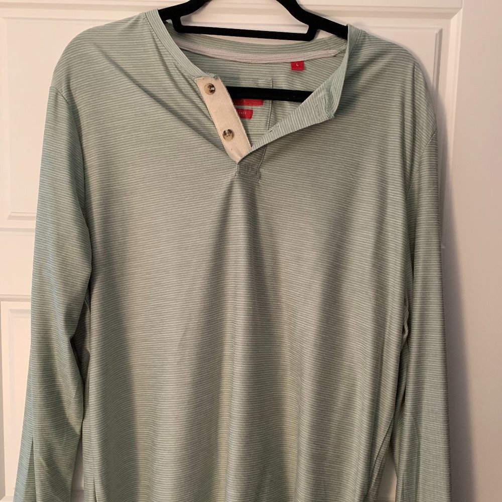 Bruno Long Sleeve Henley Shirt *SUPER SOFT*